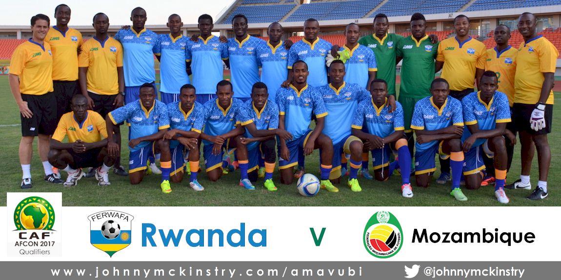 Avavubi Squad in training before Mozambique AFCON 2017 qualifier (13  June 2015)