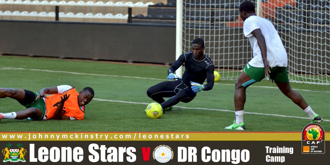 Leone Stars arrive for DR Congo clash. (9 Sep 2014)