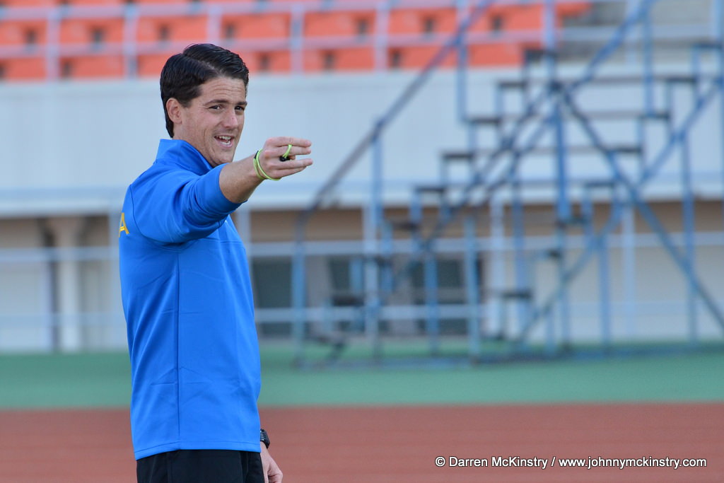 Coach McKinstry holds final training session before Mozambique AFCON 2017 qualifier (13  June 2015)