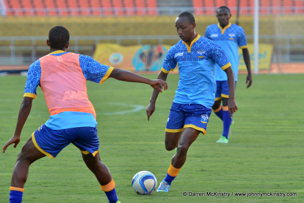 Amavubi Squad in training before Mozambique AFCON 2017 qualifier (13  June 2015)