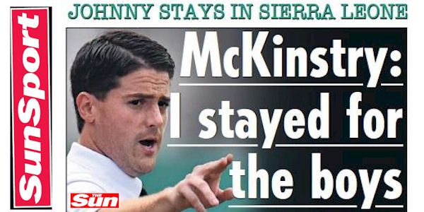McKinstry: I stayed for the boys