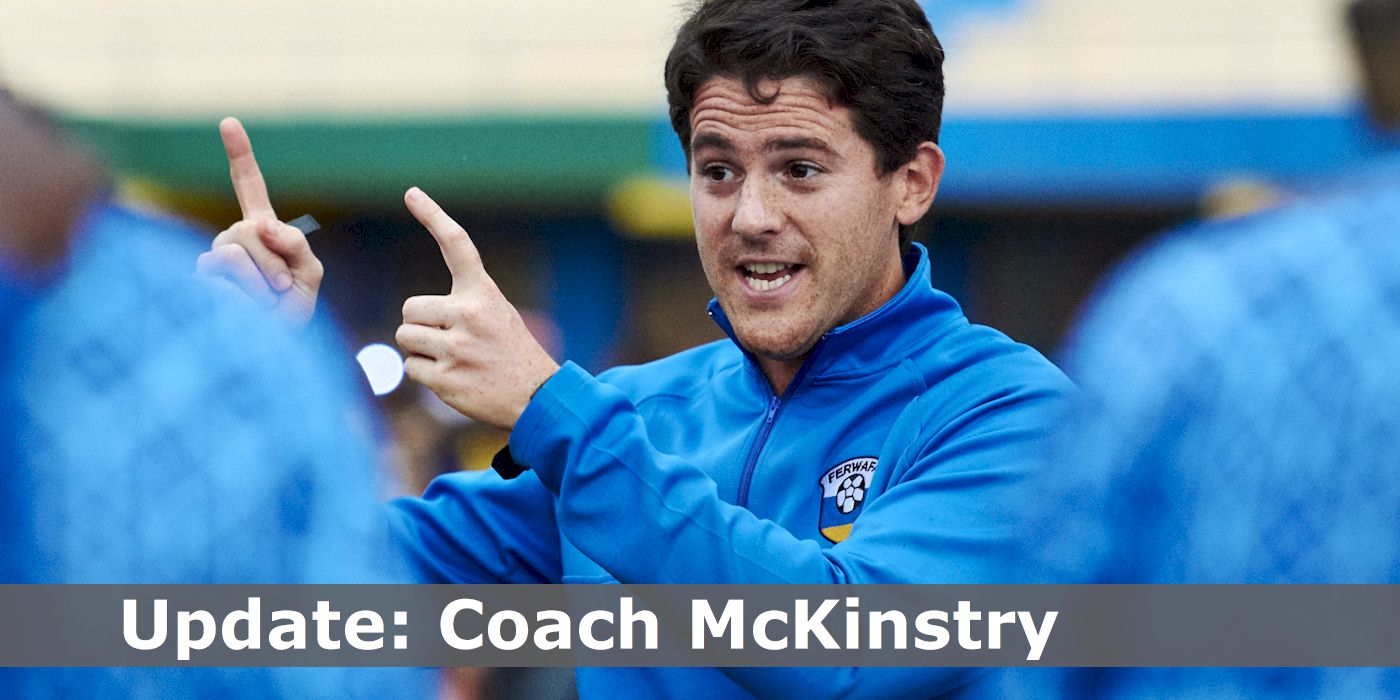 Latest: Coach McKinstry (Pic: Darren McKinstry)