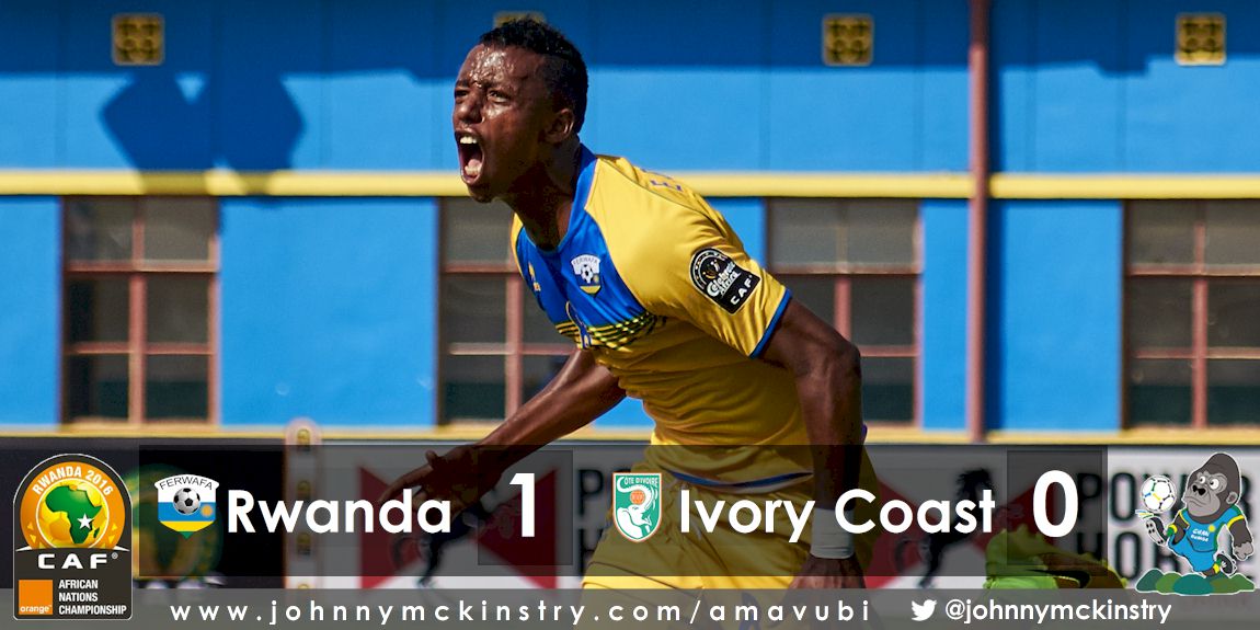CHAN 2016: Rwanda defeat Ivory Coast 1-0 in tournament opener.