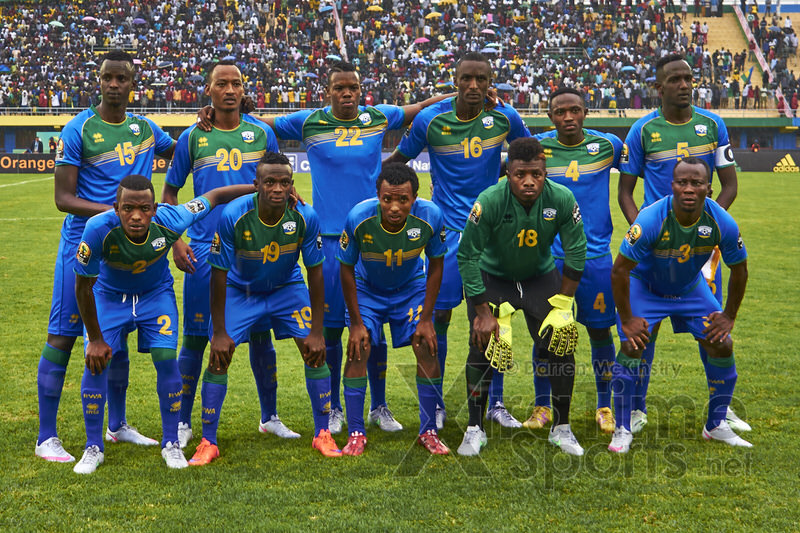 Starting Squad [Rwanda vs Morocco, CHAN - Group A, 24 Jan 2016 in Kigali, Rwanda.  Photo © Darren McKinstry 2016, www.XtraTimeSports.net]