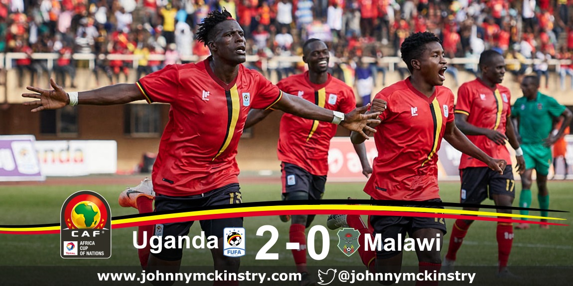 AFCON 2021: Uganda beat Malawi 2-0 in Kampala.