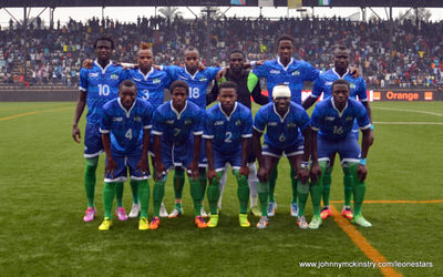 Leone Stars Match Squad   [Leone Stars v DR Congo, 10 September 2014 (Pic © Darren McKinstry / www.johnnymckinstry.com)]