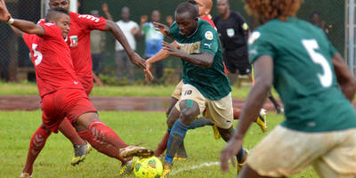 Mustapha Haji Bangura [Leone Stars Vs. Equatorial Guinea, 7 Sept 2013 (Pic: Darren McKinstry)]