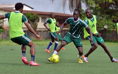 Ibrahim Kallay  [Training Camp ahead of Leone Stars v Swaziland Game on 31 May 2014 (Pic: Darren McKinstry)]